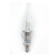 E12 LED Light Bulbs Dimmable Warm Daylight Cold White 60w LED Flame Bent Tip Candelabra Base Candle Bulbs